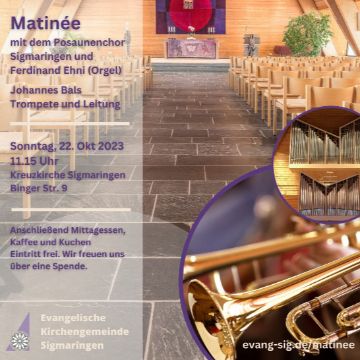 Thumbnail for Matinée in der Kreuzkirche Sigmaringen